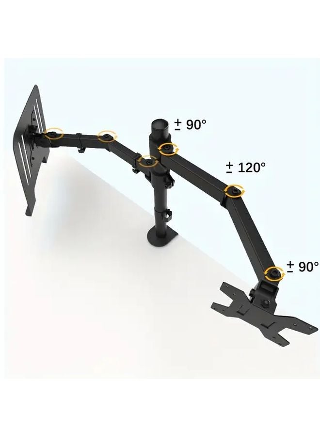 Heavy Duty Dual Monitor And Laptop Mount With Vented Tray As Shown In Picture - Image 3